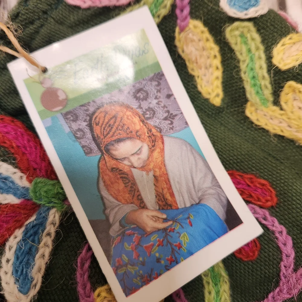 Fair‎ trade tapestry bag Reversible - Picture 5 of 7